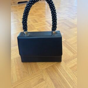 NWOT Aldo Black bag- compact Beaded handle